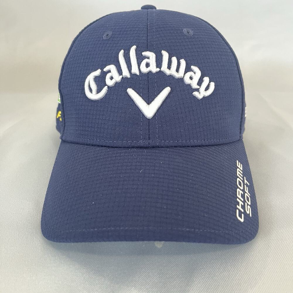 Callaway Chrome Soft Apex Epic Flash Adjustable Blue‎ Golf Hat 100% Polyester